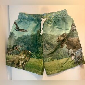 H&M Green swimsuit with dinosaur print
